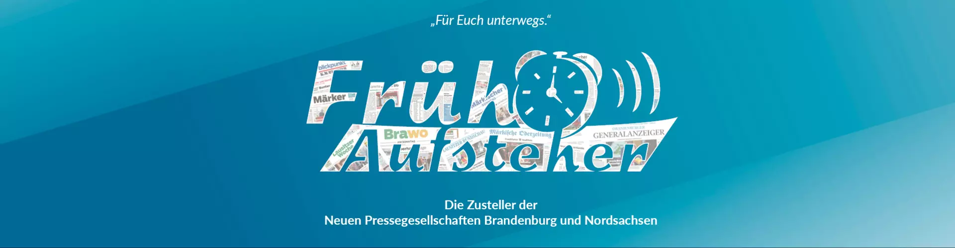 Team – Frühaufsteher / Die Zusteller der Neuen Pressegesellschaften Brandenburg und Nordsachsen cover