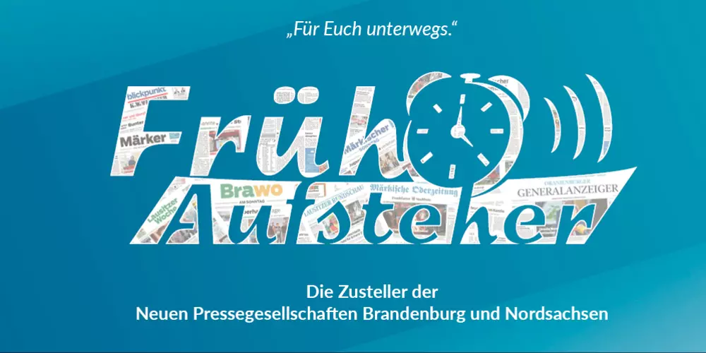 Team – Frühaufsteher / Die Zusteller der Neuen Pressegesellschaften Brandenburg und Nordsachsen